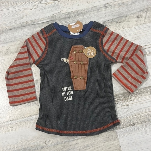 Mud Pie Halloween Casket Top Size 12-18 months - Picture 1 of 6